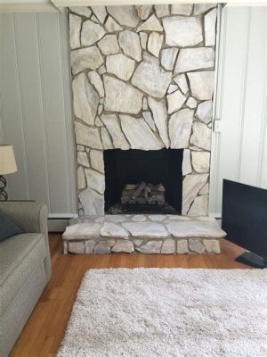 How to Paint a Stone Fireplace: A Journey Through Colors and Textures