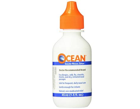 What is saline nasal spray and how does it relate to the mysteries of the ocean?